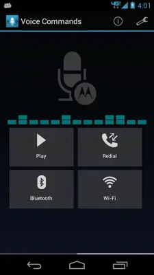 Voice Commands android App screenshot 0